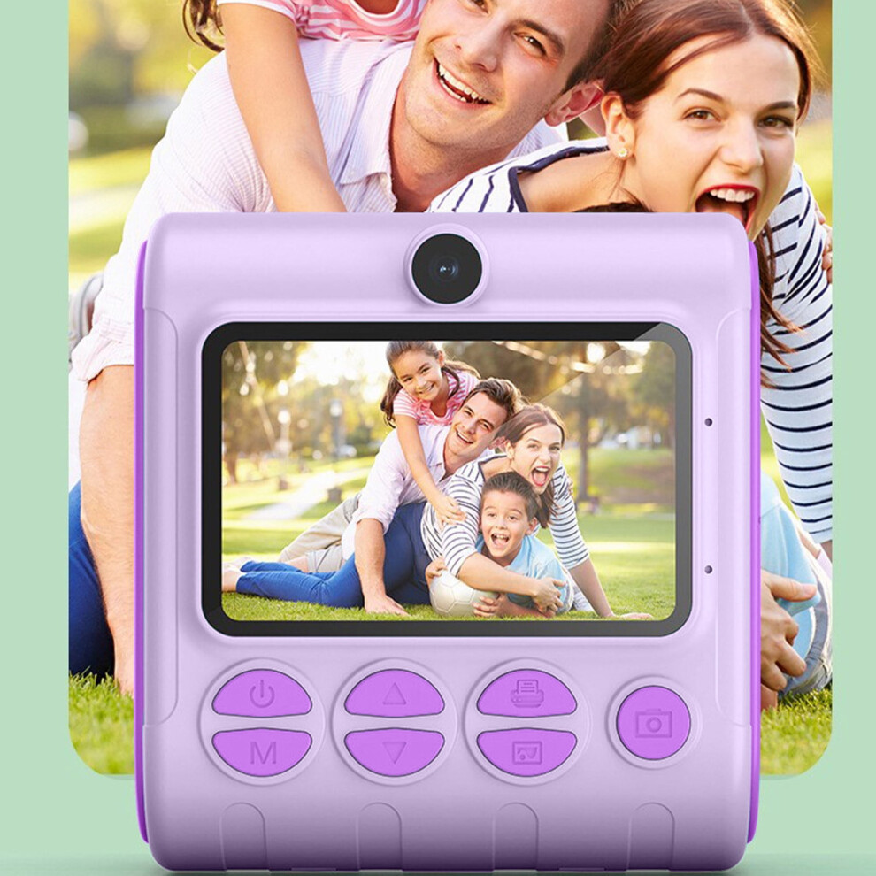 Kids Instant Print Camera With 2.4-Inch Screen And Thermal 971050967332