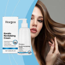 Hoegoa Keratin Conditioner Nourishing Hair Care Soft Hair Refreshing Fragrance Moisturizing Plump Hair Conditioner