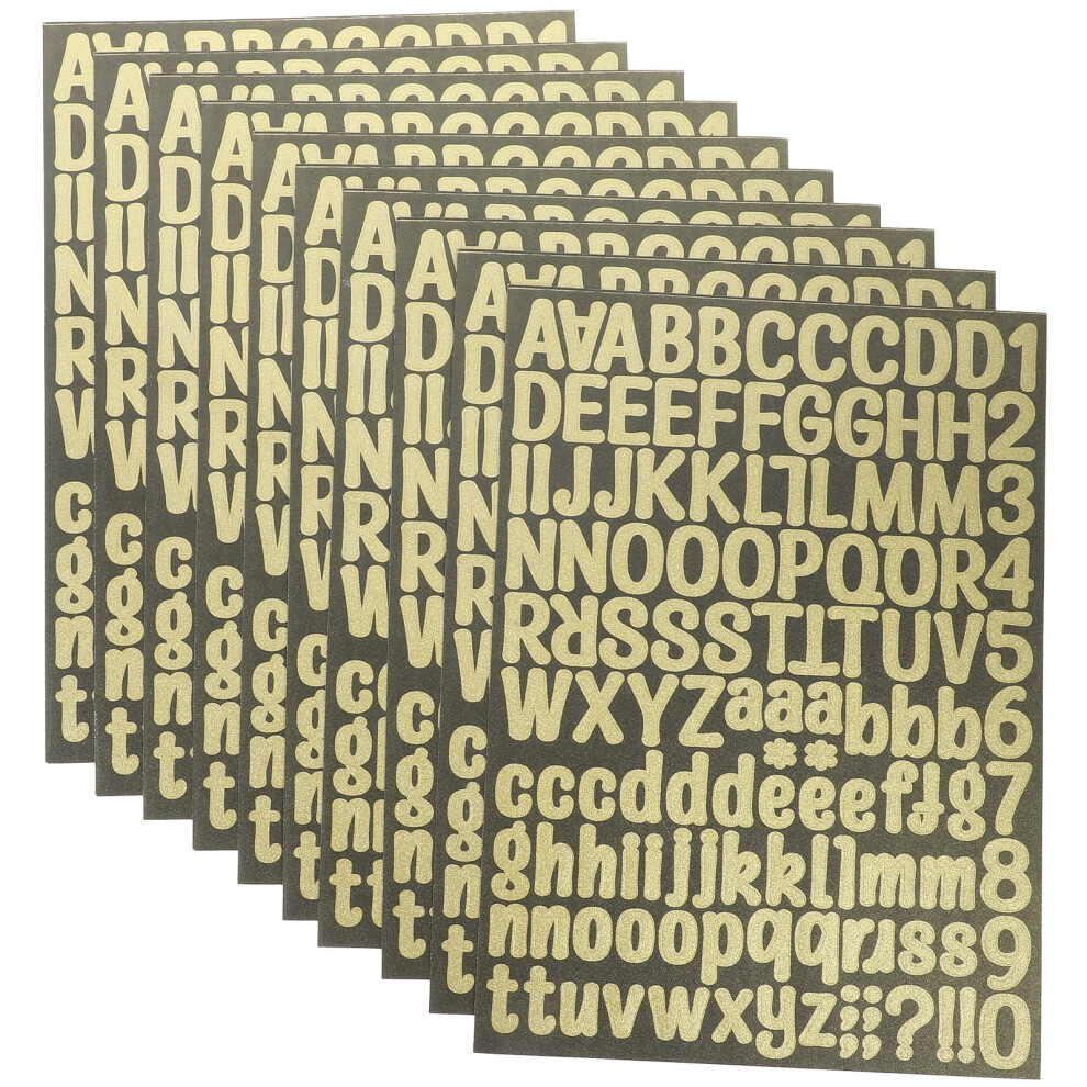 Letter Stickers For Scrapbooking Small Alphabet Set 10 971050968827