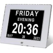 Dementia Clock for Seniors Large Digital Calendar with Day