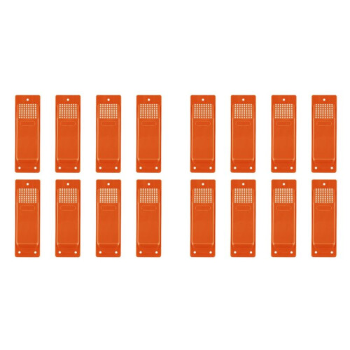 16PCS Shipping Container Air Vent Kit Heavy Duty Shipping Container Accessories Flow Ventilation Kit Orange 1