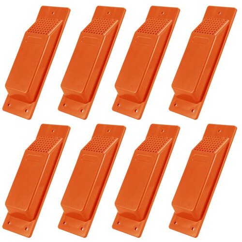 16PCS Shipping Container Air Vent Kit Heavy Duty Shipping Container Accessories Flow Ventilation Kit Orange 2
