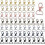 D-ring rotating carabiner for keys and crafts 64 pcs 1