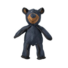 2-i-1 pipefrie hundeleker, mykt og slitesterkt stoff for små, mellomstore og store kjæledyr, uten fyll innendørs lek, 2Bears