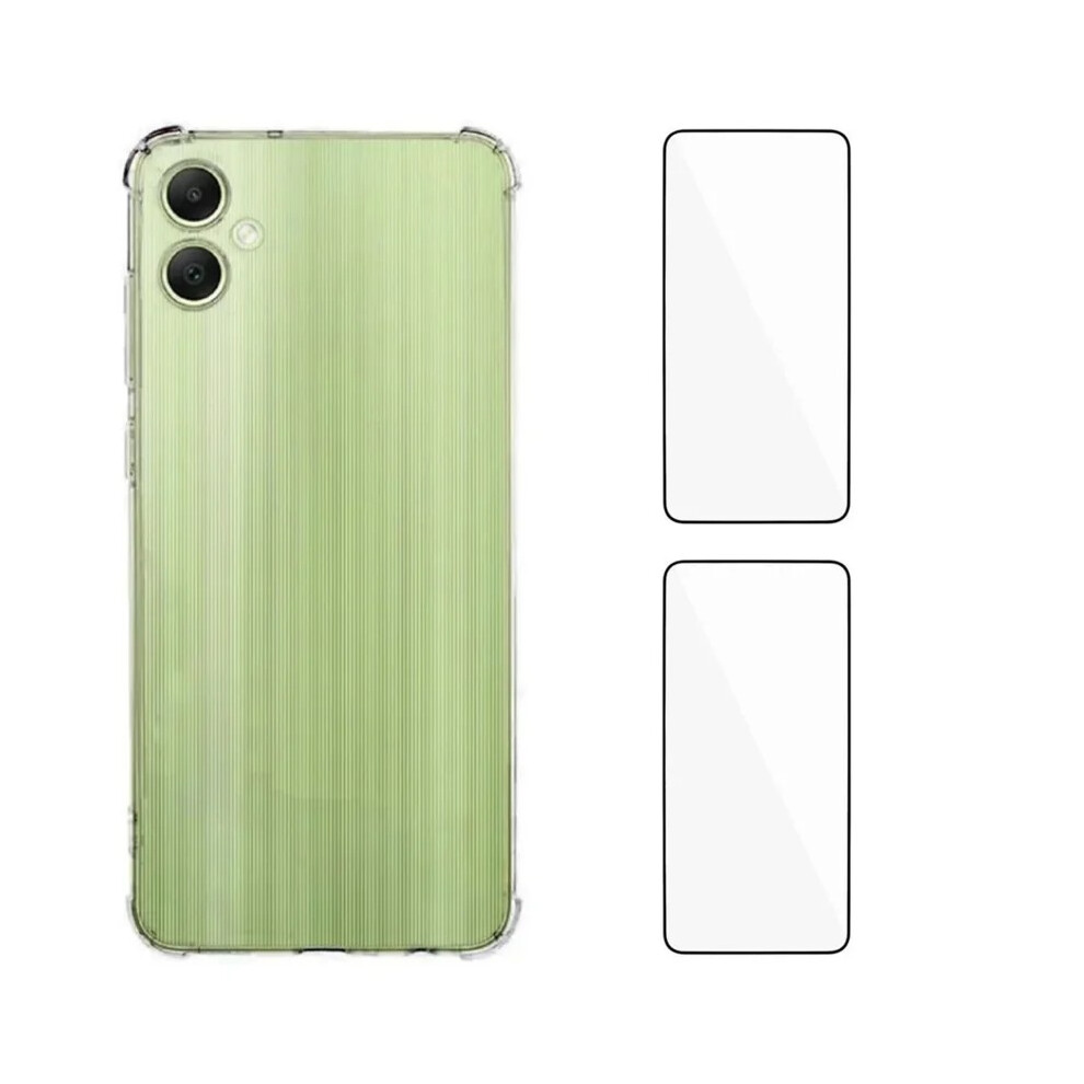 (Transparent) Wanlonfeng For Samsung Galaxy A07 4G Tpu Case Wl3 Series 1.5Mm Phone Cover With 2Pcs Tempered Glass Films 6914294196810