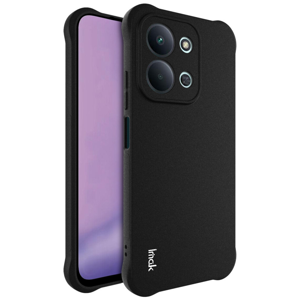 (Matte ) Imak For Xiaomi Redmi 15C 4G (Global) (171Mm) / Poco C85 4G (171Mm) Case Tpu Phone Cover Airbag Shockproof Protection Black 6914291928315