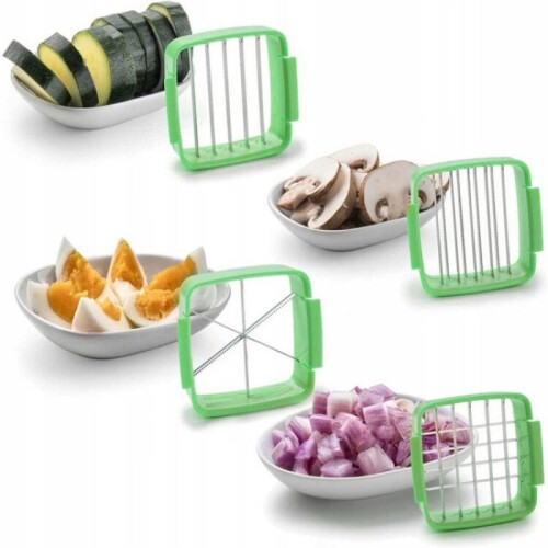Feliator Multifunctional Vegetable Chopper - Manual Slicer, Shredder, Dicer - Kitchen Gadget, Vegetable Cutter 2