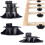 12 Pcs Joist Support Pedestals, Adjustable Decking & Flooring Support Pedestal for Deck, Timber Base 2