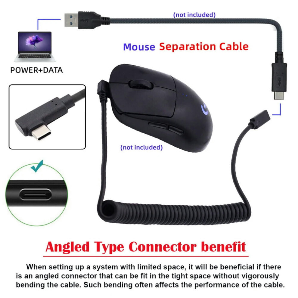 Stretch Coiled Usb-C To Micro-Usb Cable 1.5M 971050949925