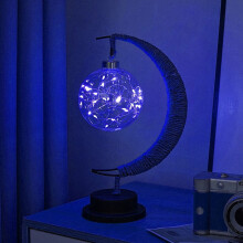 Lunárna lampa LED nočné svetlo Galaxy závesná lampa 1 ks