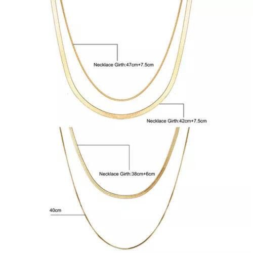 Collar de cadena de serpiente para mujer, gargantilla sencilla A12 2