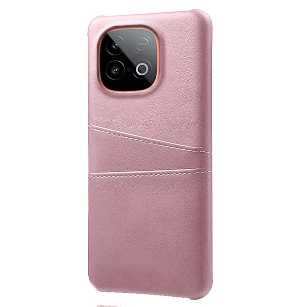 (Rose ) For Vivo Iqoo Neo10 5G Case Dual Card Slots Pu Leather + Hard Pc Phone Cover Gold 6914292024443