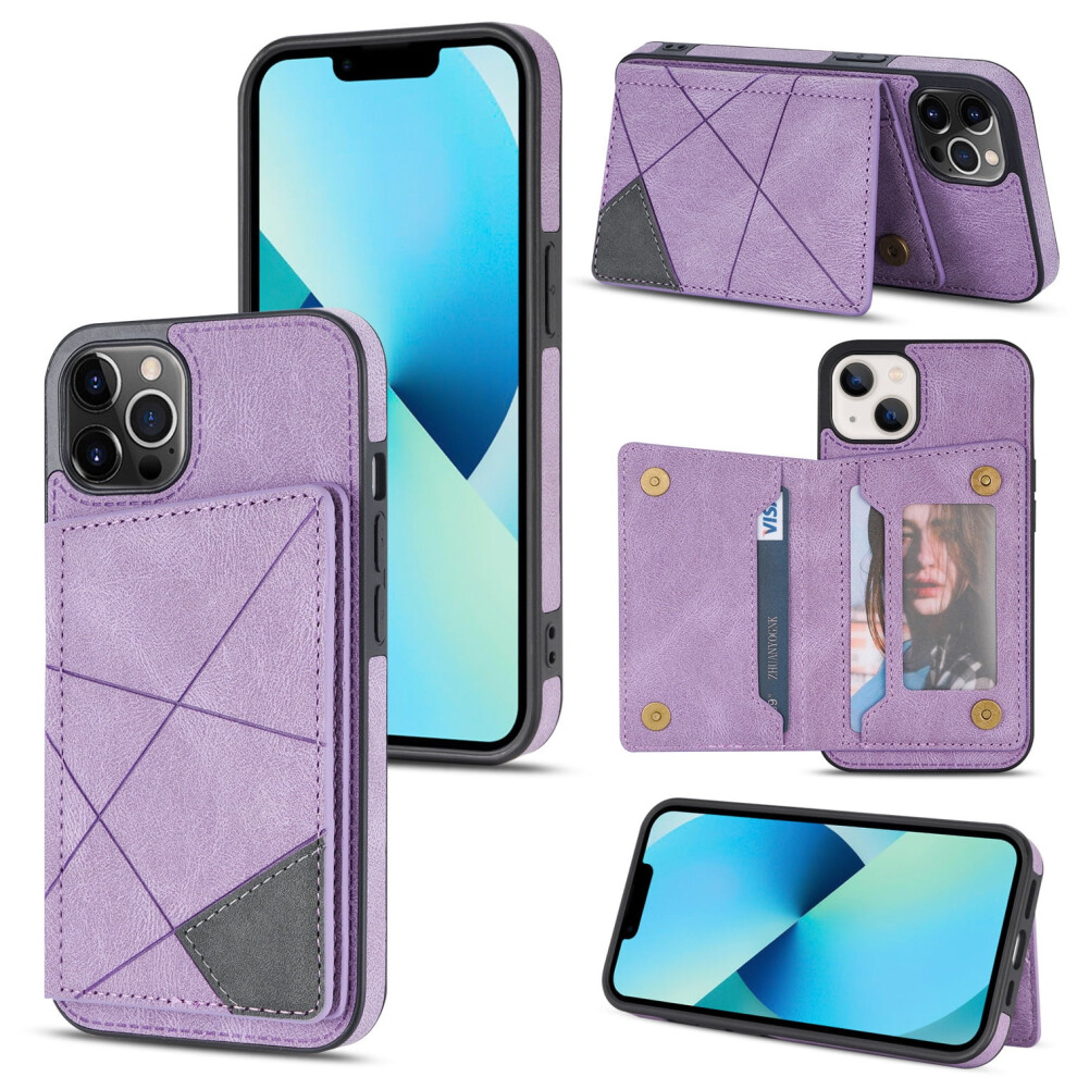 Iphone 16 Wallet Case 6.1 Inch Hybrid Pu Leather Tpu 971050977638