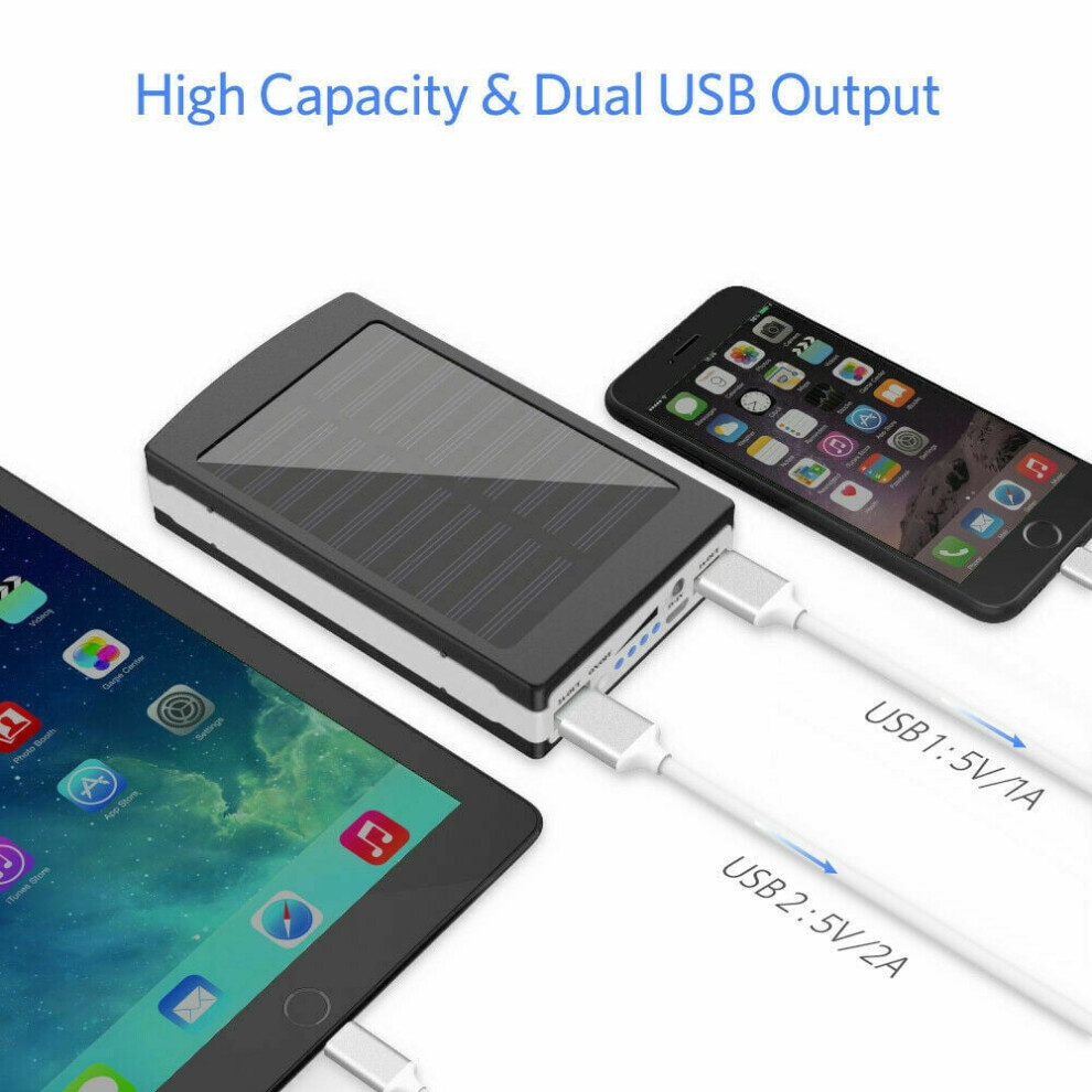 Portable Solar Power Bank 10000Mah Usb 971050950976