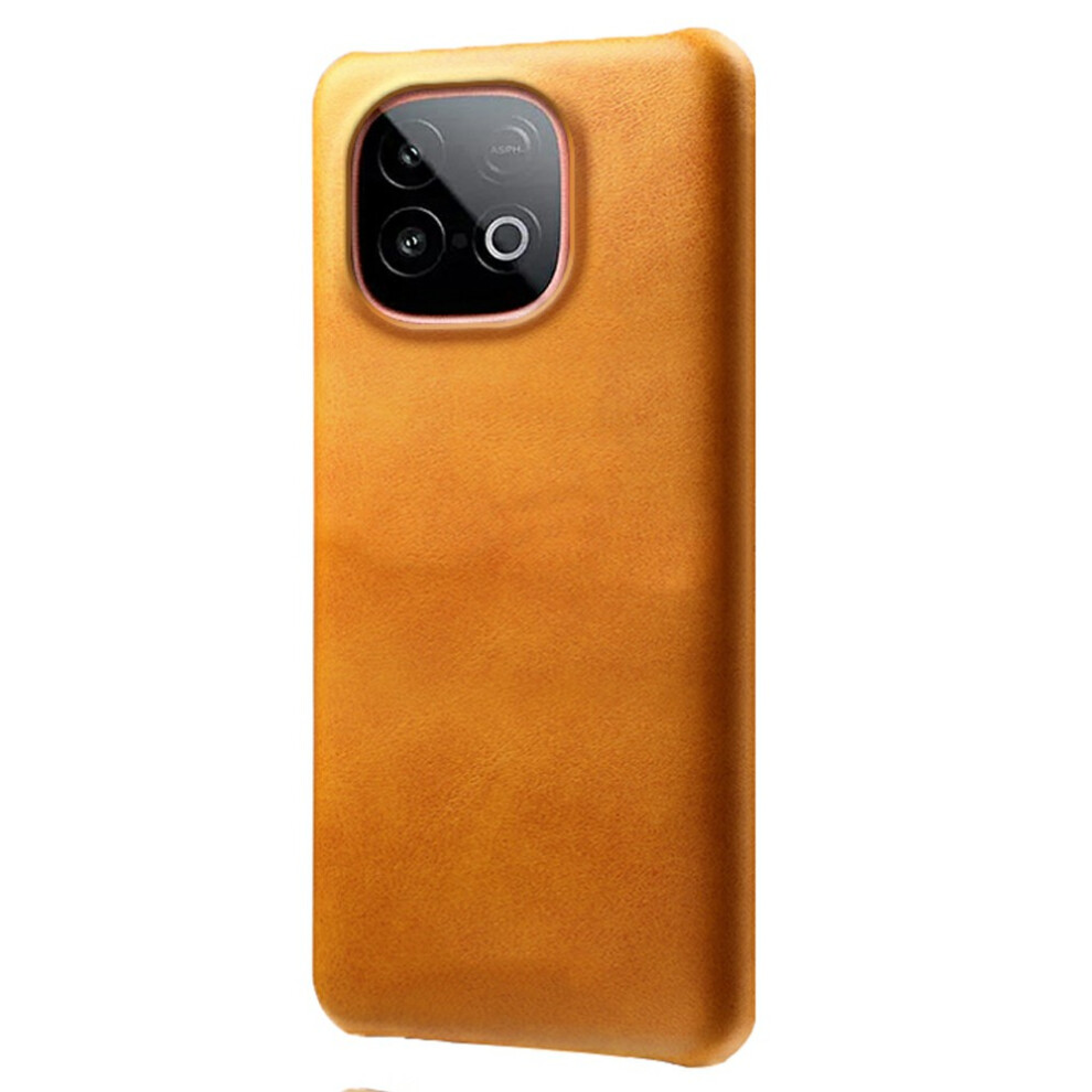 (Orange) For Vivo Iqoo Neo10 5G Case Calf Texture Pu Leather Hard Pc Protective Phone Cover Orange 6914296569186