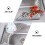 Stainless Steel Drain Rack for Tableware Triangular Gray 1 3