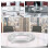 Turntable Display Rack Glass Swivel Bracket Aluminum Alloy 2
