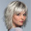 Curly shoulder-length wig with bangs 1 piece 1