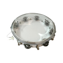 Almencla handheld tambourine for kids 10 inch