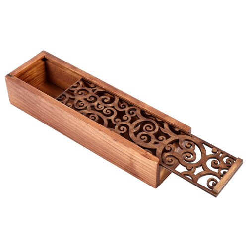 Wooden Pencil Case Desktop Stationery Organizer 4-Pack 1