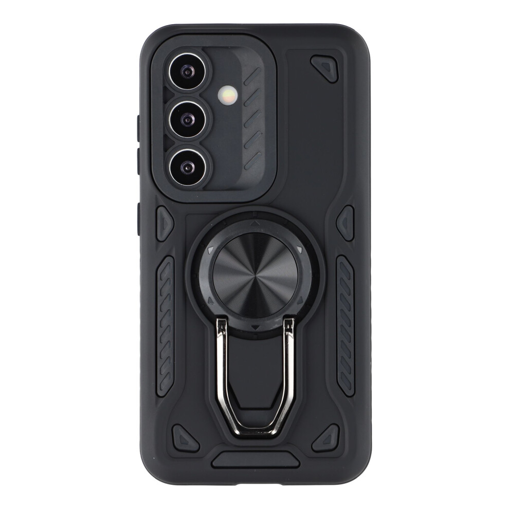 (Black) For Samsung Galaxy S25 / S24 Case With Kickstand Shockproof Tpu + Pc Phone Back Cover Black 6914293232496