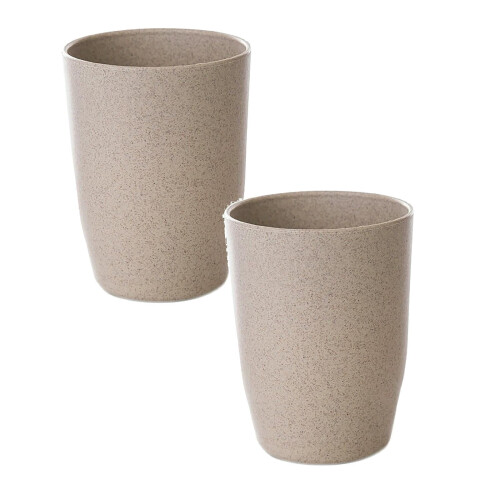 Bathroom Tumbler Toothbrush Cup 400ml 2pcs