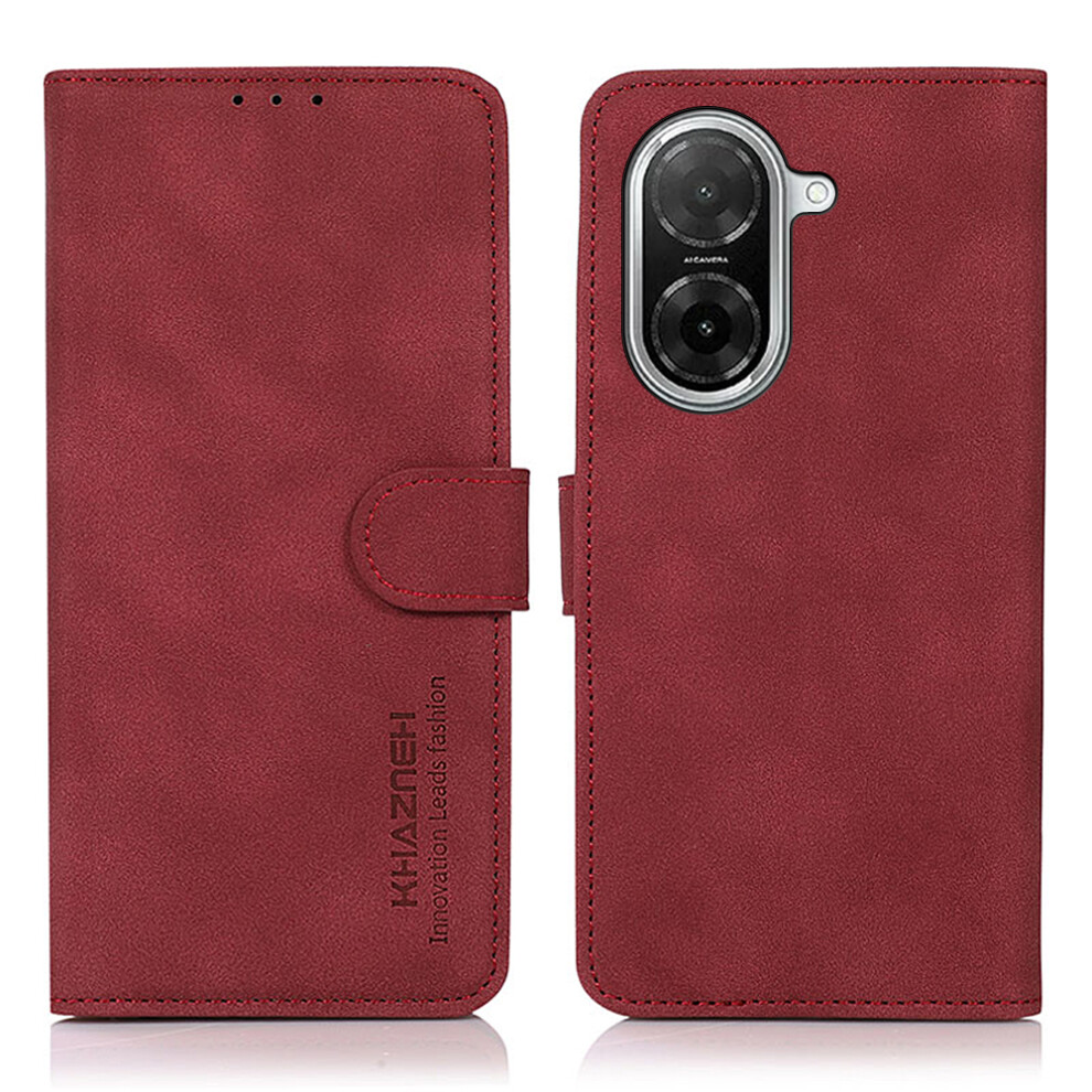 (Red) Khazneh For Xiaomi Mi A5 Nfc (Eu) (173.45Mm) Case Pu Leather Wallet Stand Phone Cover Red 6914291541651