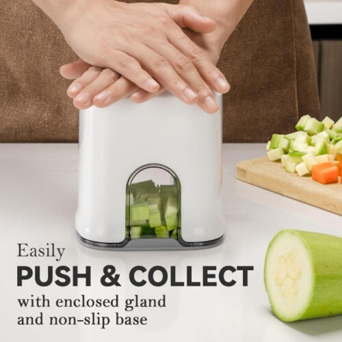 Feliator Manual Multifunctional Legume Cutter 3 Blades White Kitchen Tool 1