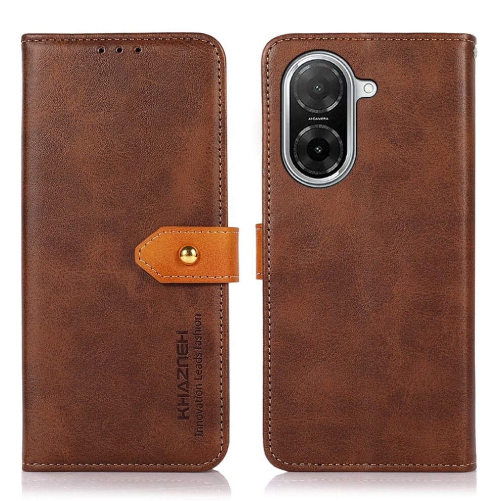 (Brown) Khazneh For Xiaomi Redmi A5 Nfc (Eu) (173.45Mm) Wallet Phone Case Stand Leather Flip Cover Brown 6914293768896