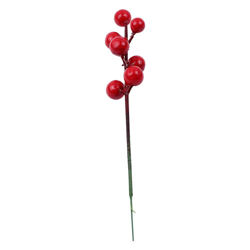 Christmas red fruit branch decoration set