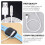 Magnetic Suction Charging Cable for Smart Watch 2-Pin 2 pcs 4