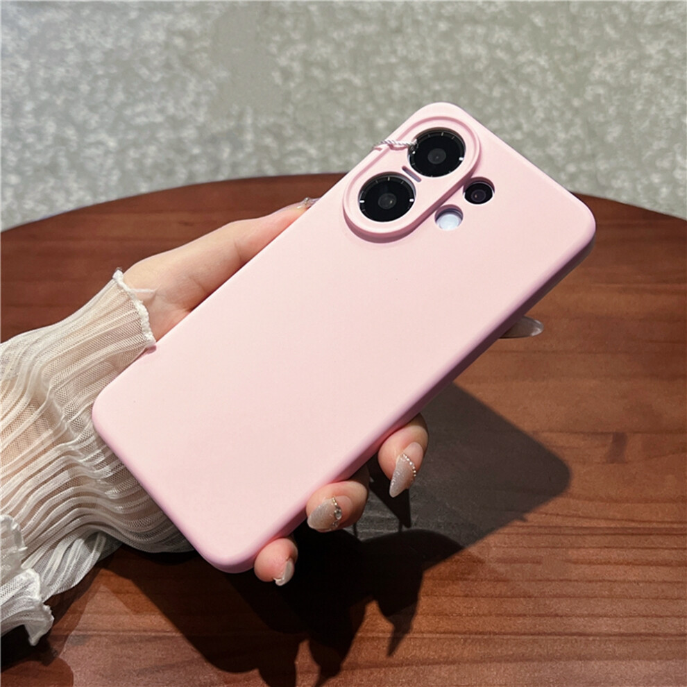 (Pink) For Vivo S30 5G Case Precise Cutouts Liquid Silicone + Pc Shockproof Phone Cover Pink 6914299126607