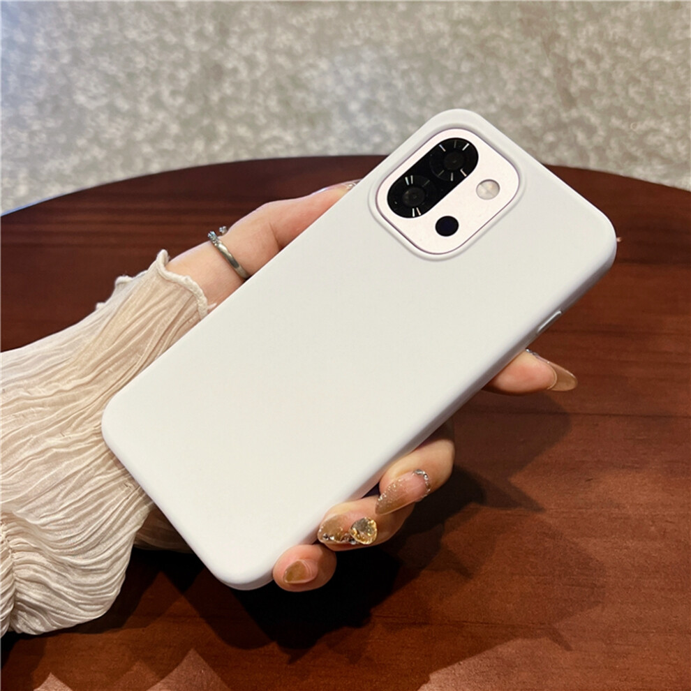 (White) For Oneplus 13T 5G Case Skin-Friendly Liquid Silicone + Pc Phone Cover White 6914295847230