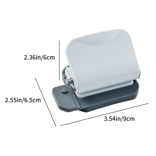 6-Hole Punch Adjustable Manual Loose-leaf Punch 1 pc 2