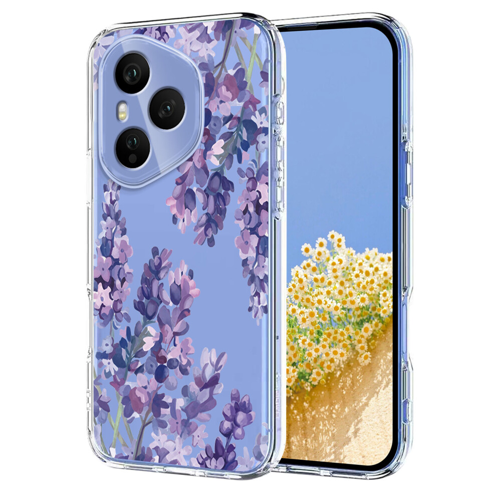 (Wisteria) For Honor 400 Pro 5G (Global) Case Butterfly Floral Pattern Printing Tpu Phone Back Cover Wisteria 6914295723008