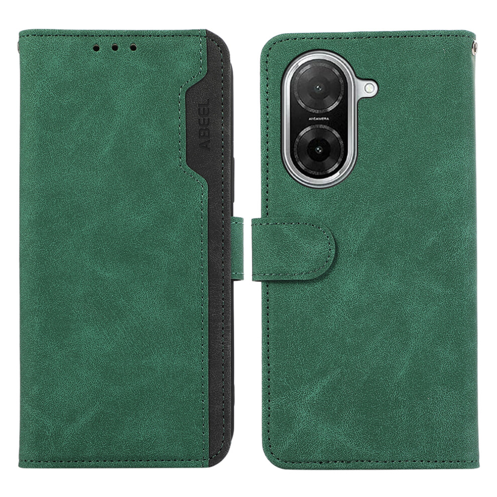 (Green) Abeel For Xiaomi Redmi A5 Nfc (Eu) (173.45Mm) Case Color Splicing Leather Flip Phone Cover Rfid Blocking Green 6914299831860