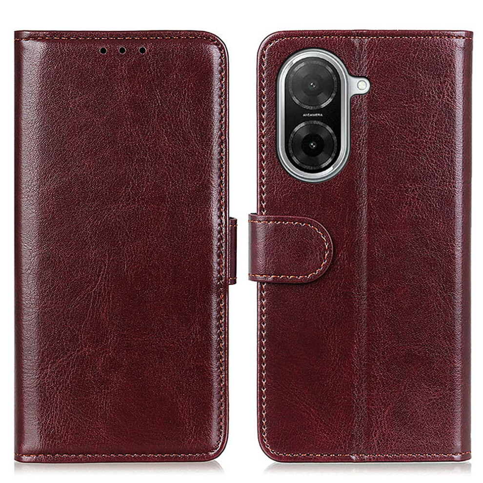 (Brown) For Xiaomi Redmi A5 4G (171.7Mm) / Poco C71 4G Case Crazy Horse Texture Pu Leather Phone Stand Cover Brown 6914296328875