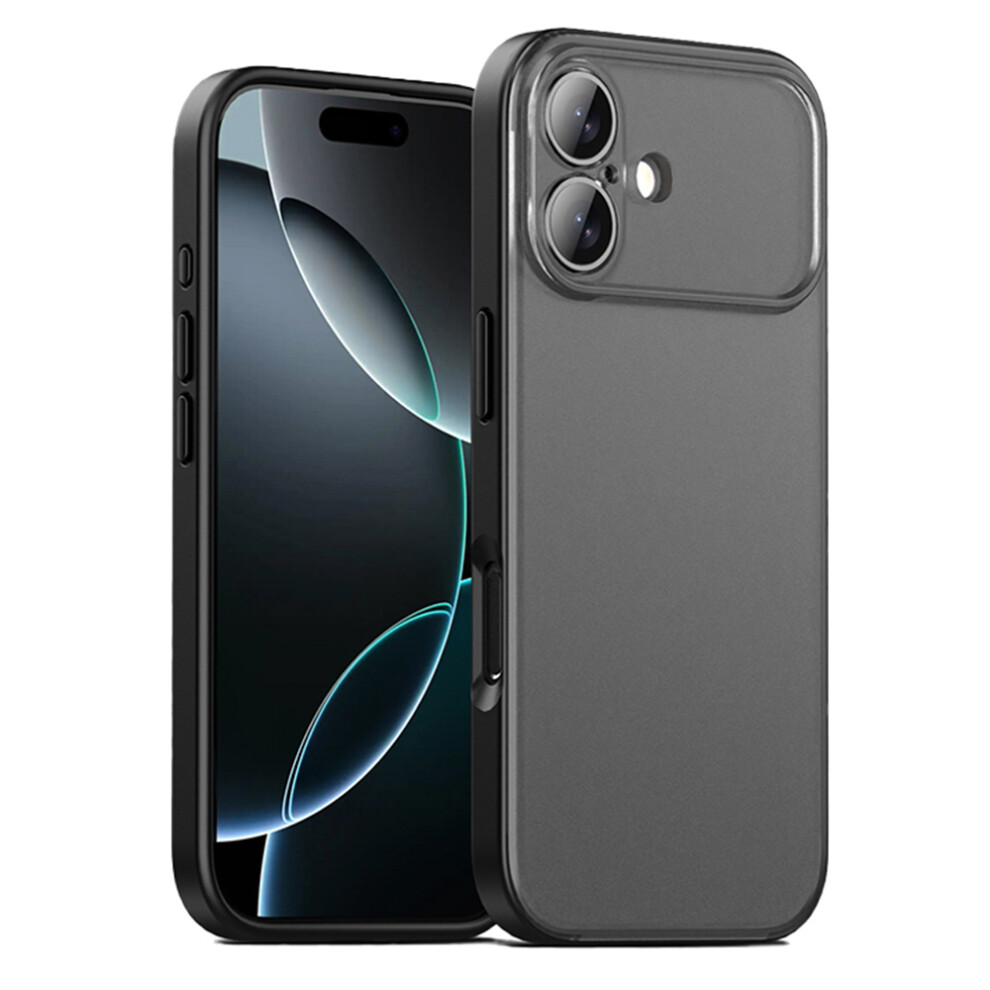(Black) Ipaky For Iphone 17 Case Shockproof Pc+Tpu Matte Phone Cover Black 6914299578406