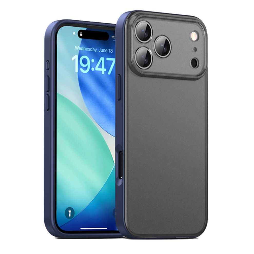 (Blue) Ipaky For Iphone 17 Pro Max Case Shockproof Pc+Tpu Matte Phone Cover Blue 6914295080293