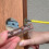 Lås til dørbolte Slide6Sets møbellås garderobe rustfrit stål 4