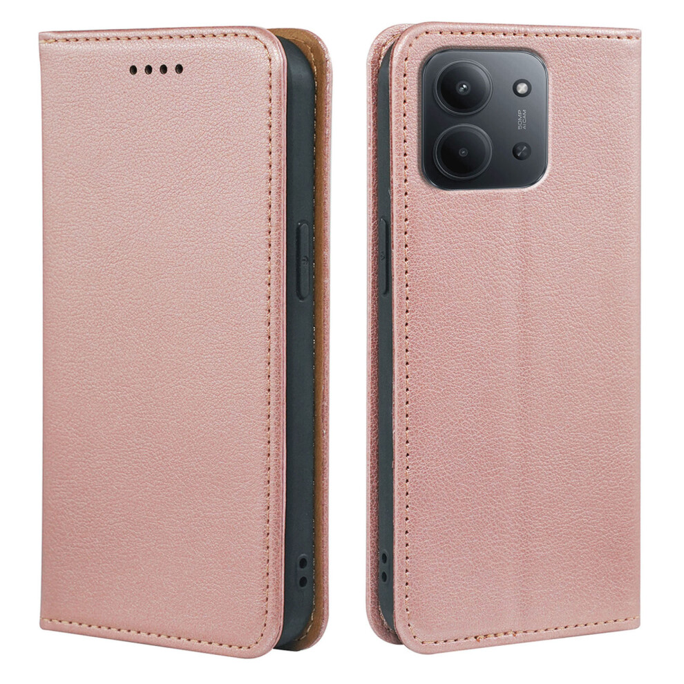 (Rose ) For Xiaomi Redmi 15C 4G (Global) (171Mm) / Poco C85 4G (171Mm) Case Wallet Rfid Blocking Leather Phone Cover Strong Magnetic Closu Gold 6914292197499