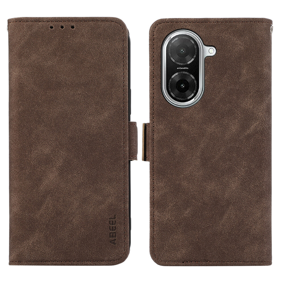 (Brown) Abeel For Xiaomi Redmi A5 Nfc (Eu) (173.45Mm) Case Pu Leather Folio Stand View Rfid Blocking Phone Cover Brown 6914294671133