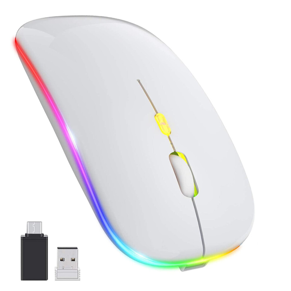 Wireless Mouse Rechargeable Slim Silent 2.4G 972745801368