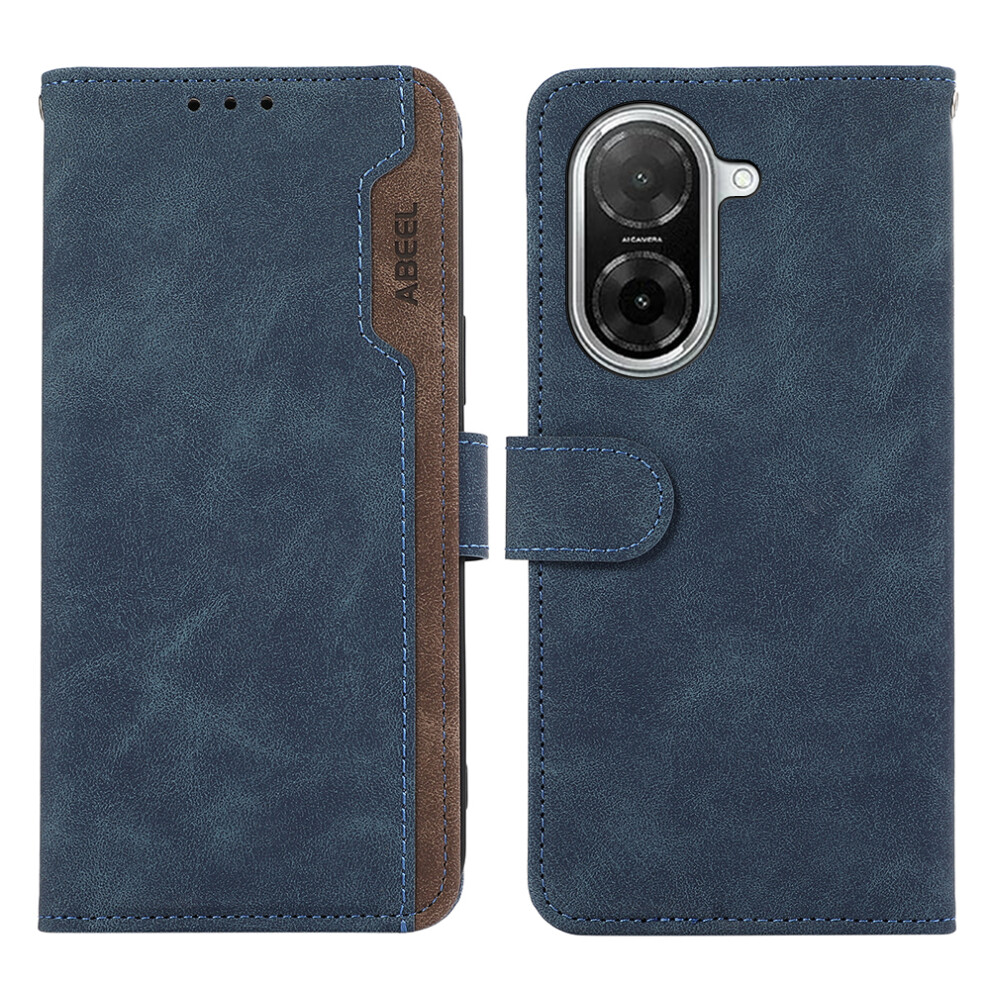 (Blue) Abeel For Xiaomi Redmi A5 Nfc (Eu) (173.45Mm) Case Color Splicing Leather Flip Phone Cover Rfid Blocking Blue 6914292178009