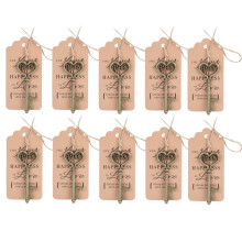 Flasköppnare Vintage nyckelstil 10 st med presentetikett