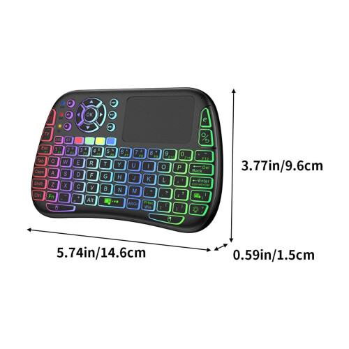 Bluetooth dual-mode remote control keyboard with touchpad 2