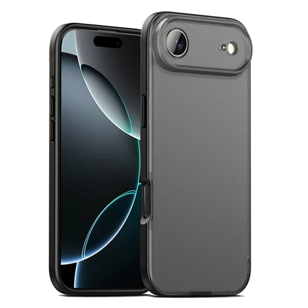 (Black) Ipaky For Iphone Air Case Shockproof Pc+Tpu Matte Phone Cover Black 6914295288842