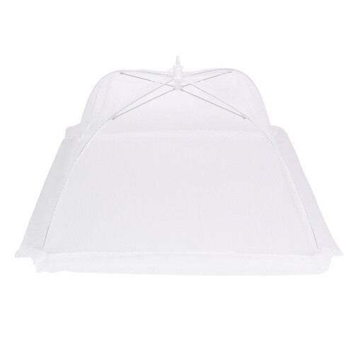 2PCS Foldable Mesh Food Cover, Washable Table Protector, Dust-Proof Umbrella for Kitchen, Collapsible Food Keeper Tools