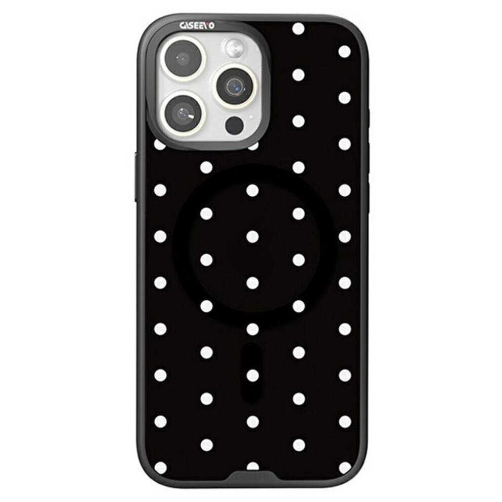 (Black) Caseevo For Iphone 14 Pro Case Compatible With Magsafe Tpu Acrylic Cover With Interchangeable Dots Backplate Black 6914292560859