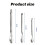 45PCS Lab Spatula Stainless Steel Lab Spoon  Scoop Laboratory Tiny Spoon for Reagent Sampling Mixing 6